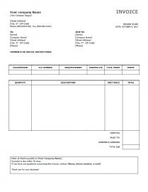 38+ Invoice Templates PSD DOCX INDD - Free Download - PSD Templates Blog