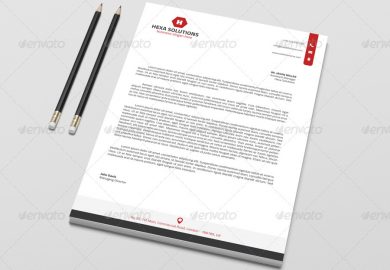 how to use a letterhead template with microsoft word