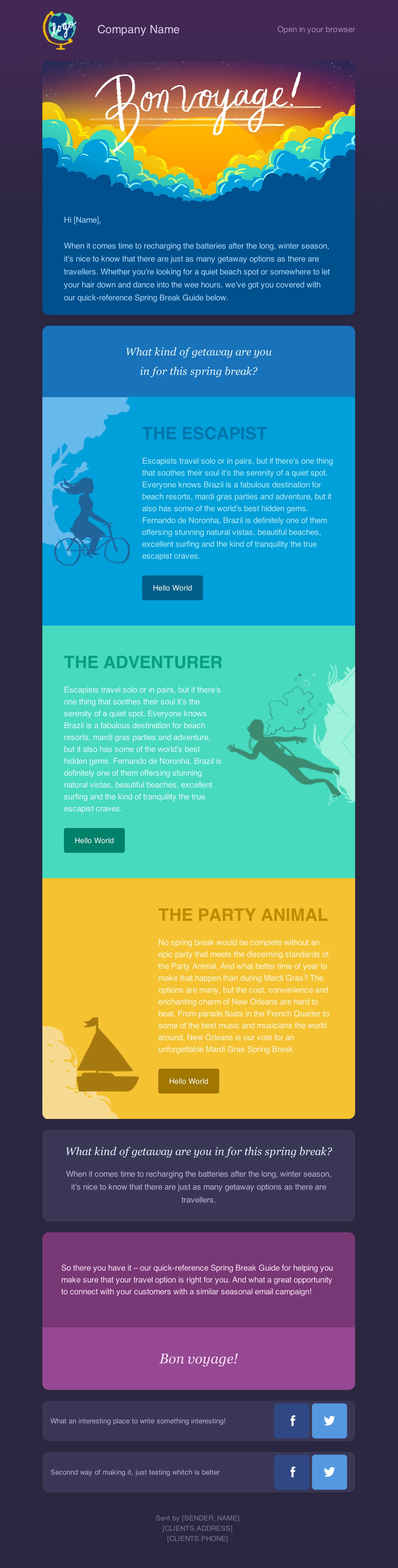 36 Best Email Newsletter Templates Free PSD HTML Download