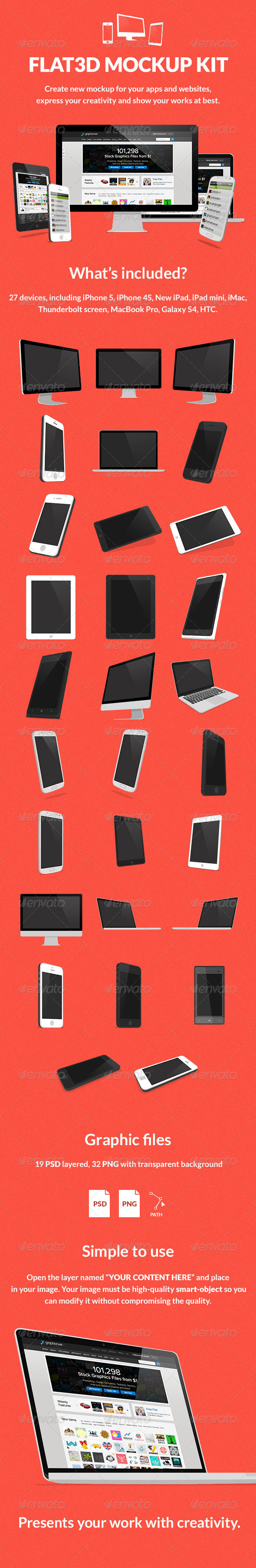 25+ Best Screen Mockup PSD Templates For Designers