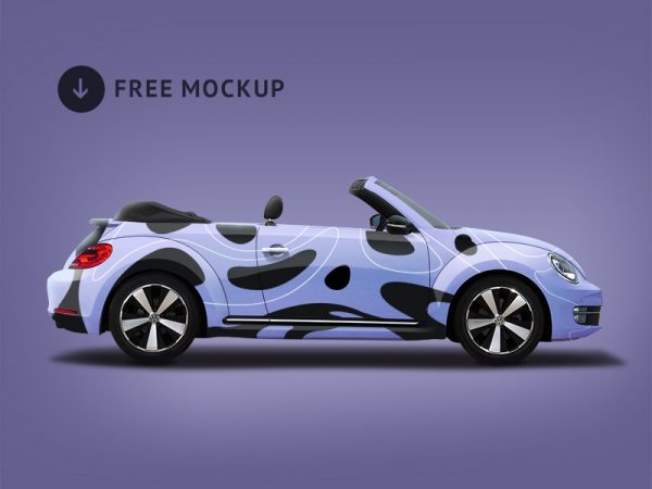 Free Volkswagen Beetle Branding Mockup PSD - Detailed Guide