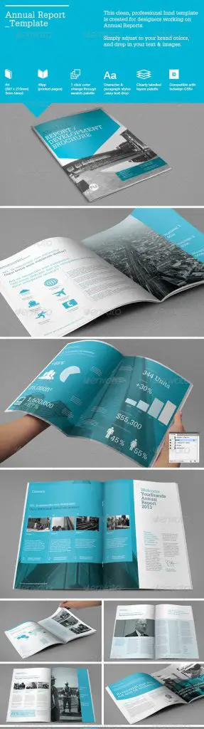 32+ InDesign Annual Report Templates For Corporate Businesses - PSD ...