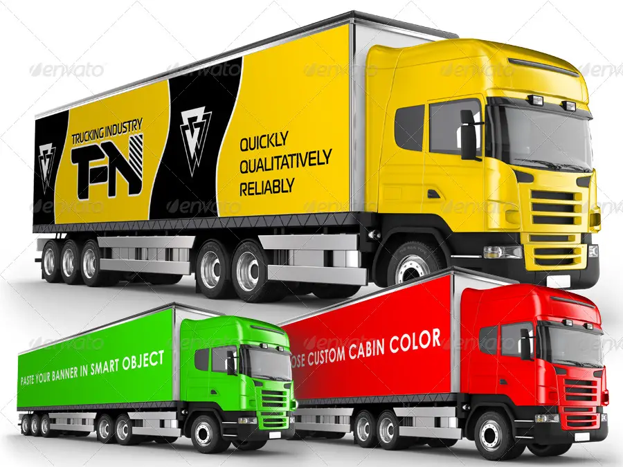 Download 35+ Truck Mockup PSD For Trucks Branding - Free & Premium Download - PSD Templates Blog
