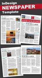 35+ Best Newspaper Templates in InDesign and PSD Formats - Overview