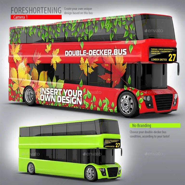 12+ Best Bus Mockup PSD For Bus Advertising - Full Overview