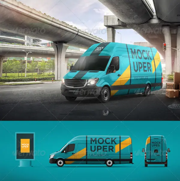 Download 29+ Best Van Mockup PSD For Delivery Vans Branding - PSD Templates Blog