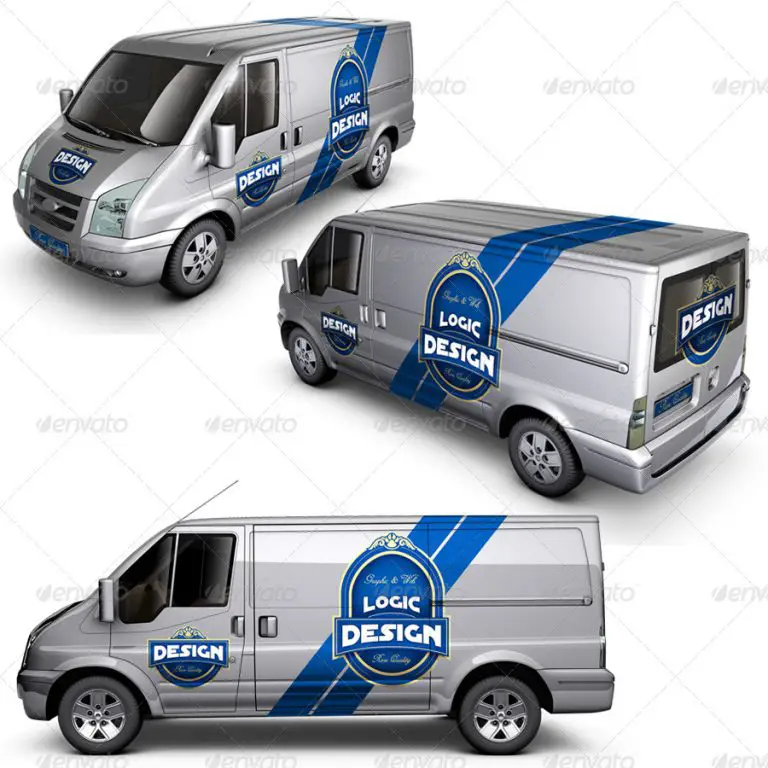 Download 29+ Best Van Mockup PSD For Delivery Vans Branding - PSD ...