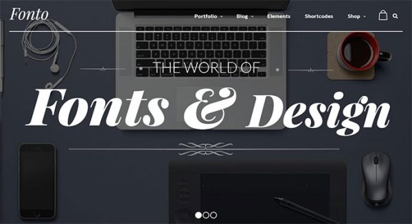 19+ Awesome WordPress Themes with Large Typography