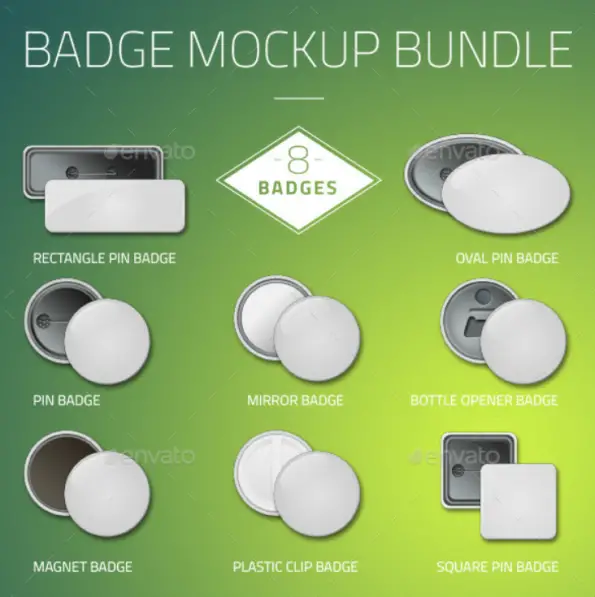 Download 11+ Pin Button Badge Mockup PSD - Free & Premium Download - PSD Templates Blog