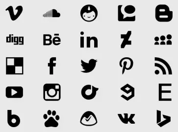 500+ Best Social Media Icons PSD AI PNG SVG EPS Formats