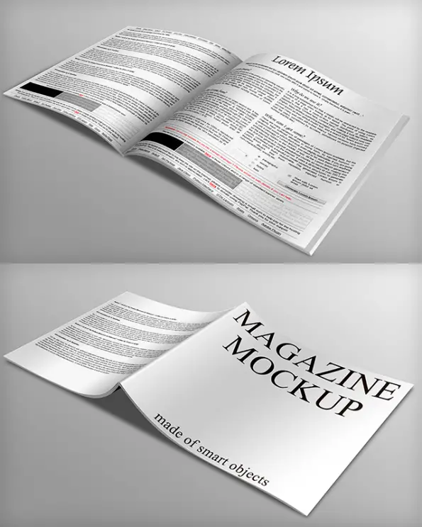 24+ Magazine Mockup Templates Free PSD Download   PSDTemplatesBlog